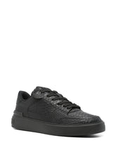 B-Court crocodile-embossed sneakers